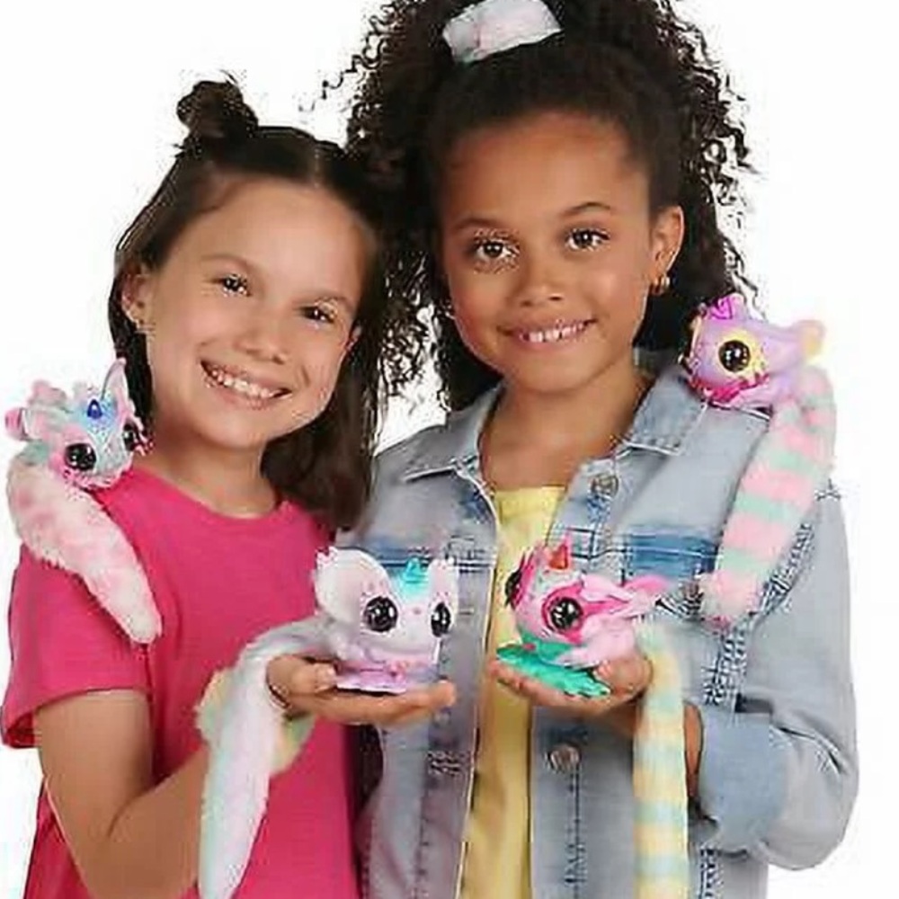 Pixie Belles Set of 2 Aurora (Turquoise) Rosie (Pink) Interactive Electronic Pet